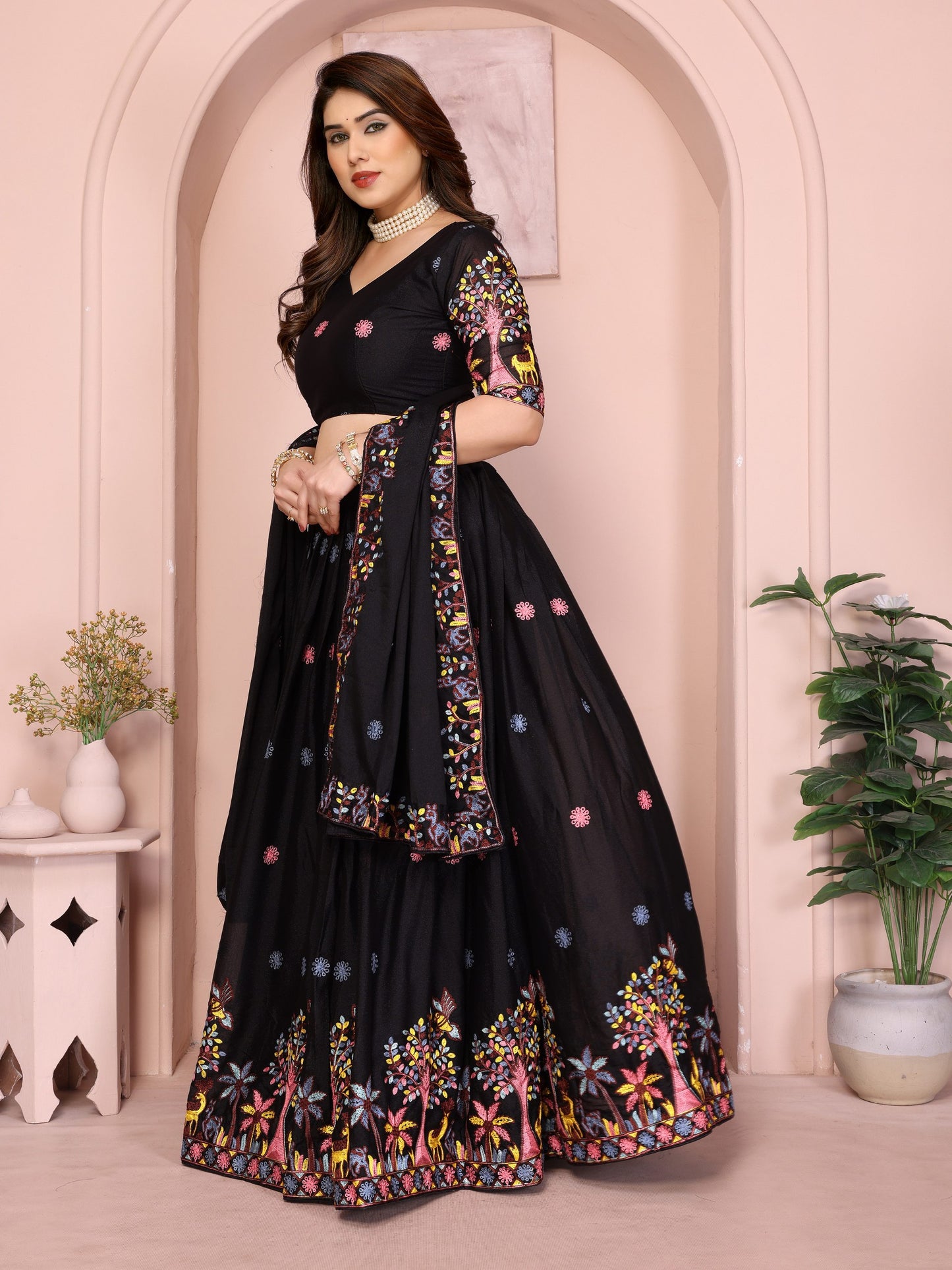 🌿 Natural Elegance Lehenga Set 🌿