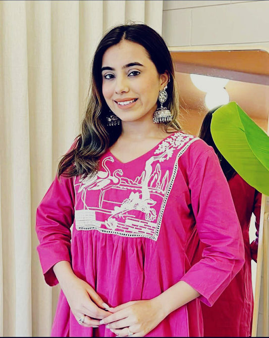 ☀️ Summer Special Cotton Embroidered Cord Set 👗