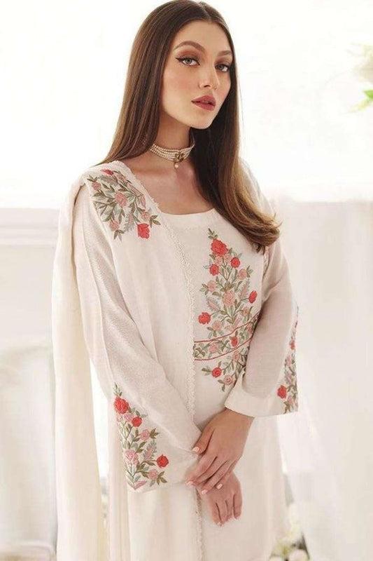 Heavy Faux Georgette Kurta Pant And Dupatta