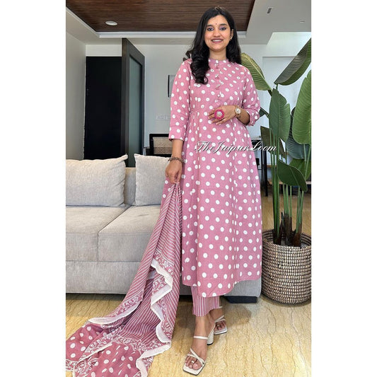 PURE COTTONKURTI PANT SET