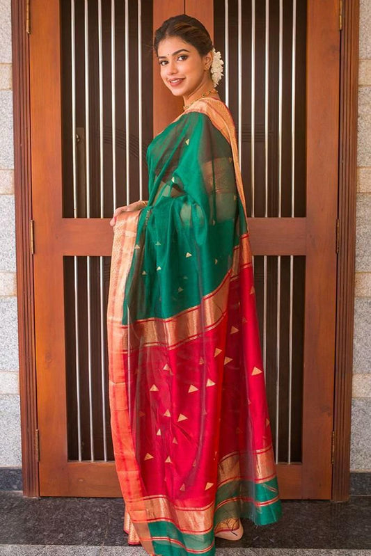 Traditional Royal Looms Lichi Silk Saree