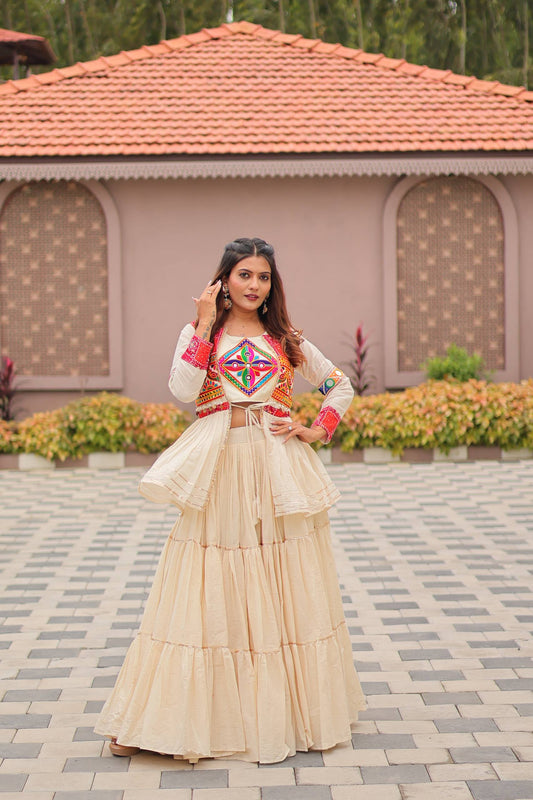 🌟 Navratri Special – Gamathi Work Lehenga Choli Set 💃