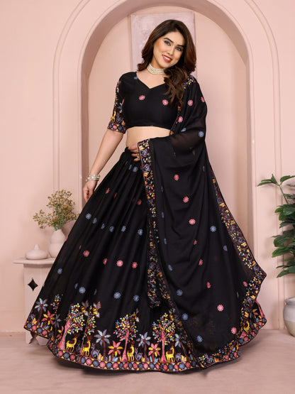 🌿 Natural Elegance Lehenga Set 🌿
