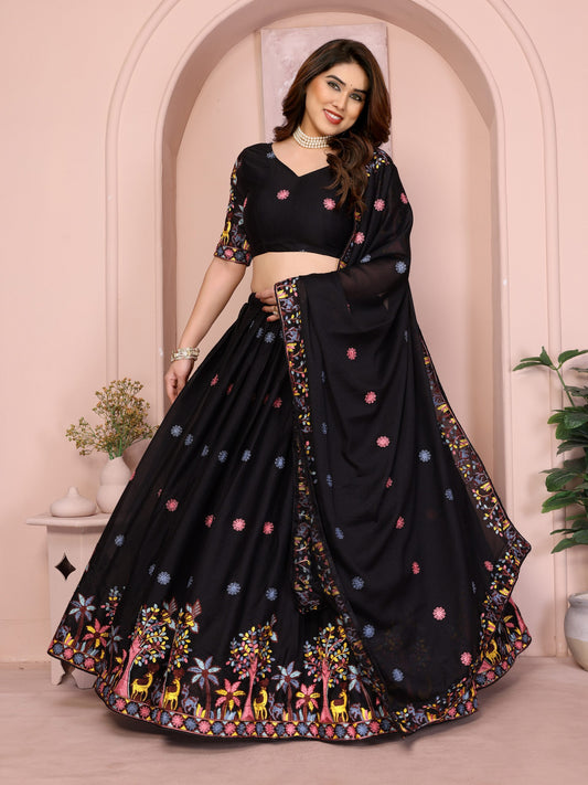 🌿 Natural Elegance Lehenga Set 🌿