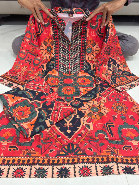 Banarasi Silk Elegance – 3 Piece Suit Set ❤
