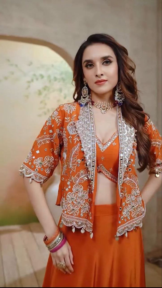 💫 Elegant Heavy Rangoli Lehenga Set 💫