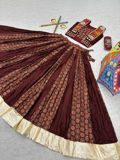 🌸 Navratri Special Lehenga Choli with Jacket – 6 Meter Big Flair 💃