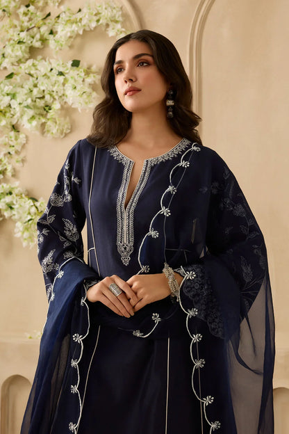 NEW BEAUTIFUL ROMAN SILK KURTA SET