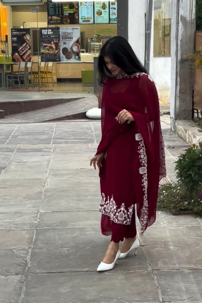 Gorgeous A-Line Kurti Set