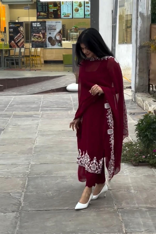 Gorgeous A-Line Kurti Set