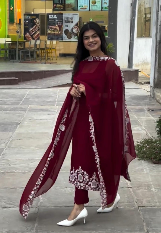 Gorgeous A-Line Kurti Set