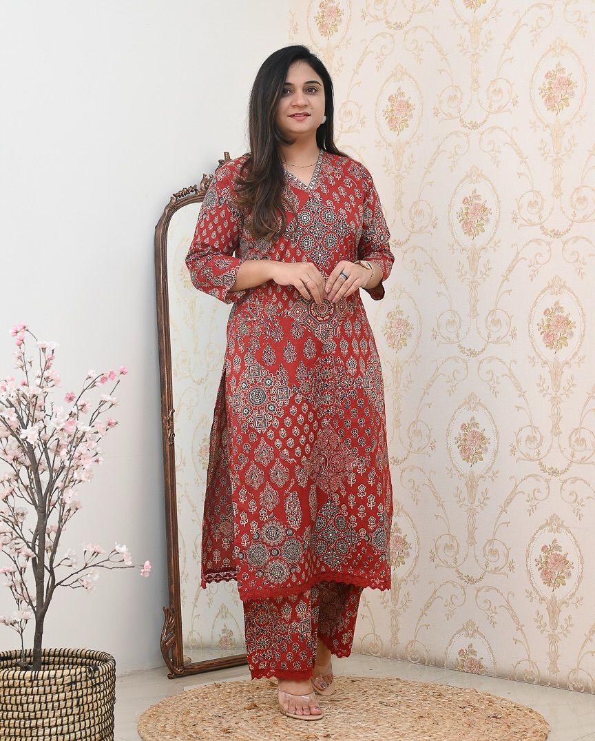 Celebrate Summer Style Premium Cotton Suit Set