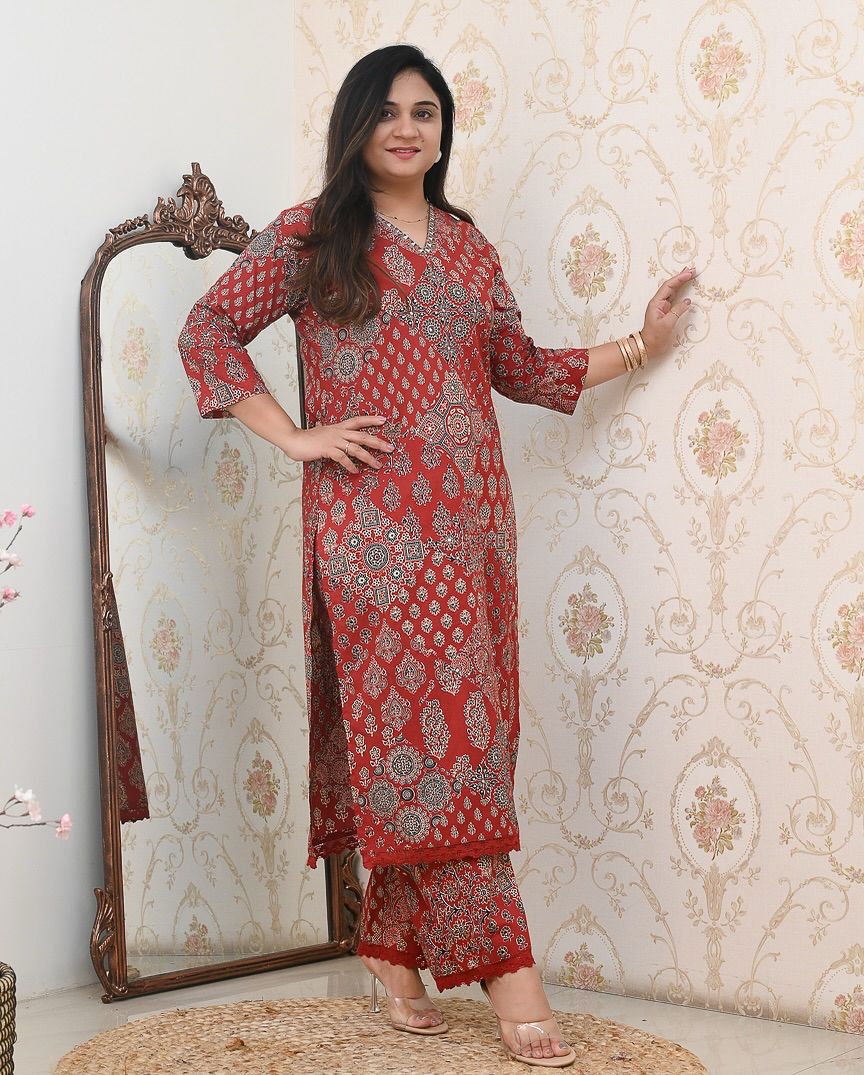 Celebrate Summer Style Premium Cotton Suit Set