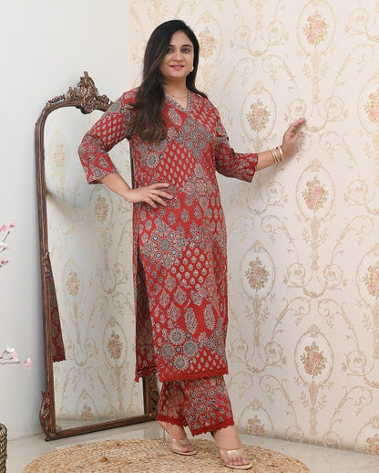 Celebrate Summer Style Premium Cotton Suit Set