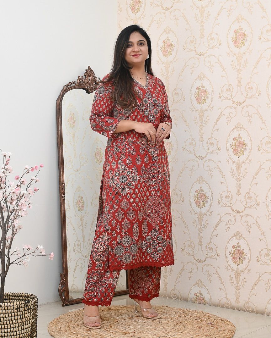 Celebrate Summer Style Premium Cotton Suit Set
