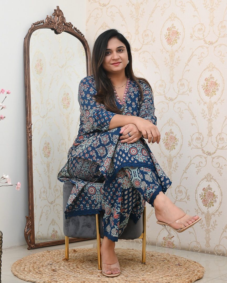 Celebrate Summer Style Premium Cotton Suit Set