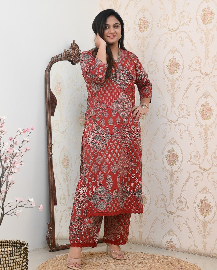 Celebrate Summer Style Premium Cotton Suit Set