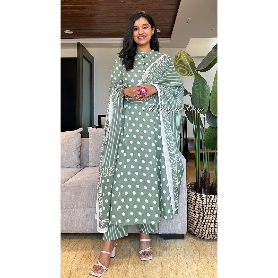 PURE COTTONKURTI PANT SET