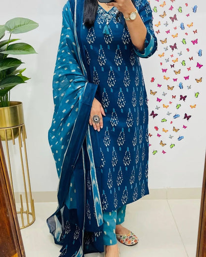 New Pure Cotton Suit Set