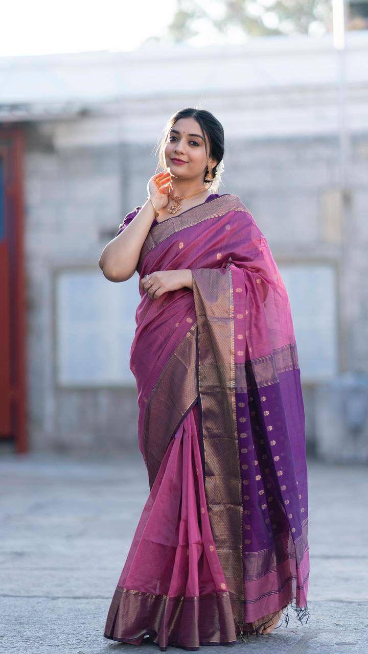 NEW BEAUTIFUL SOFT LICHI SILK SAREE