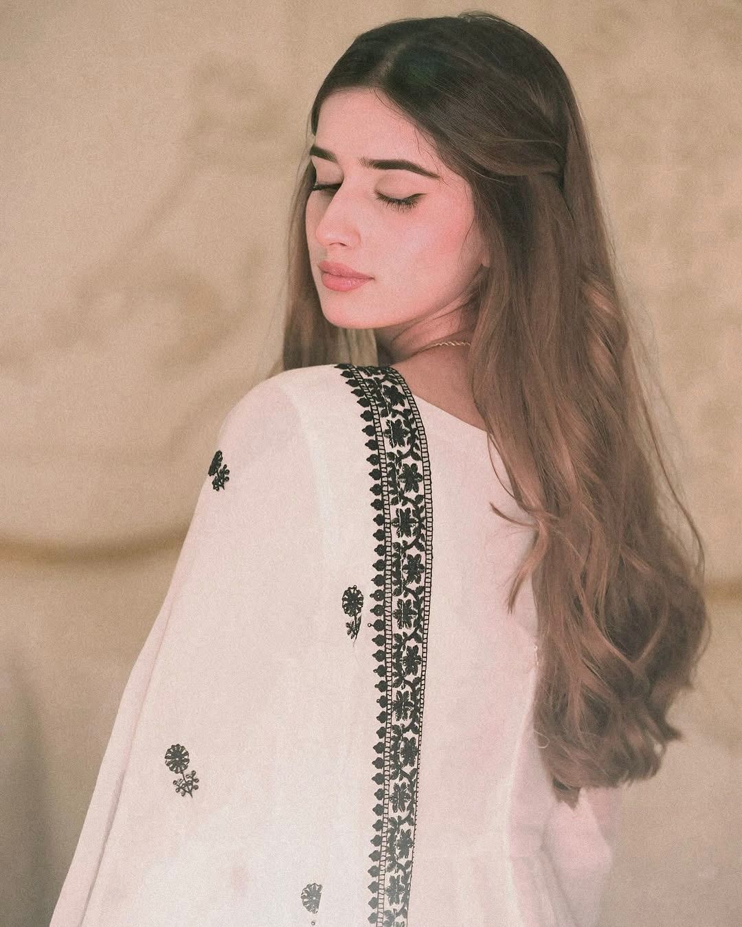 Elegant Embroidered Gown with Dupatta – Full Stitched