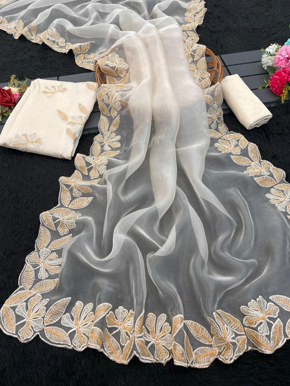 💫 Radiate Grace in Pure Bright Organza Silk 💫