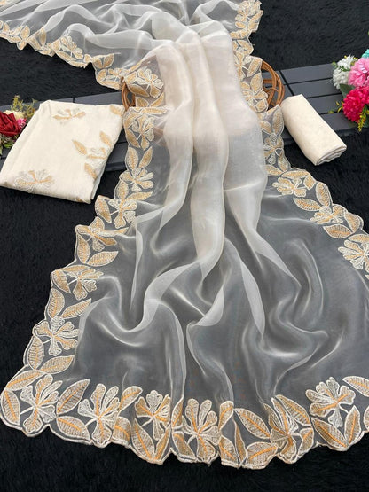 💫 Radiate Grace in Pure Bright Organza Silk 💫