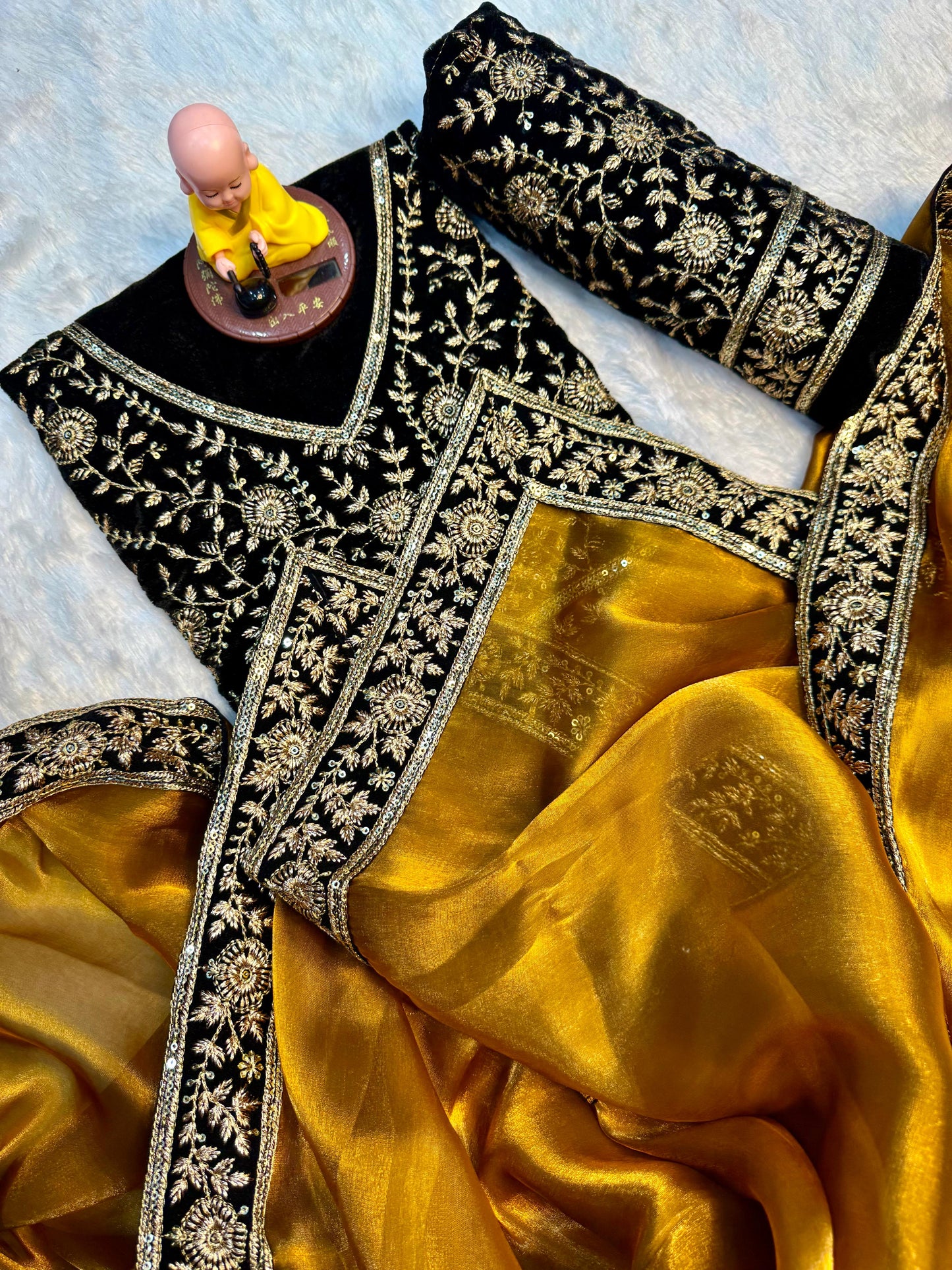 A Statement of Royal Glamour – Premium Jimmy Choo Saree ❤