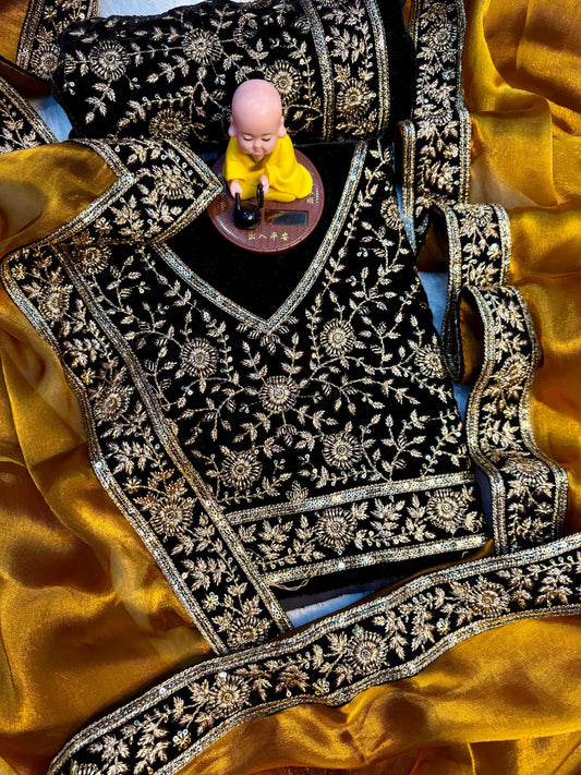 A Statement of Royal Glamour – Premium Jimmy Choo Saree ❤