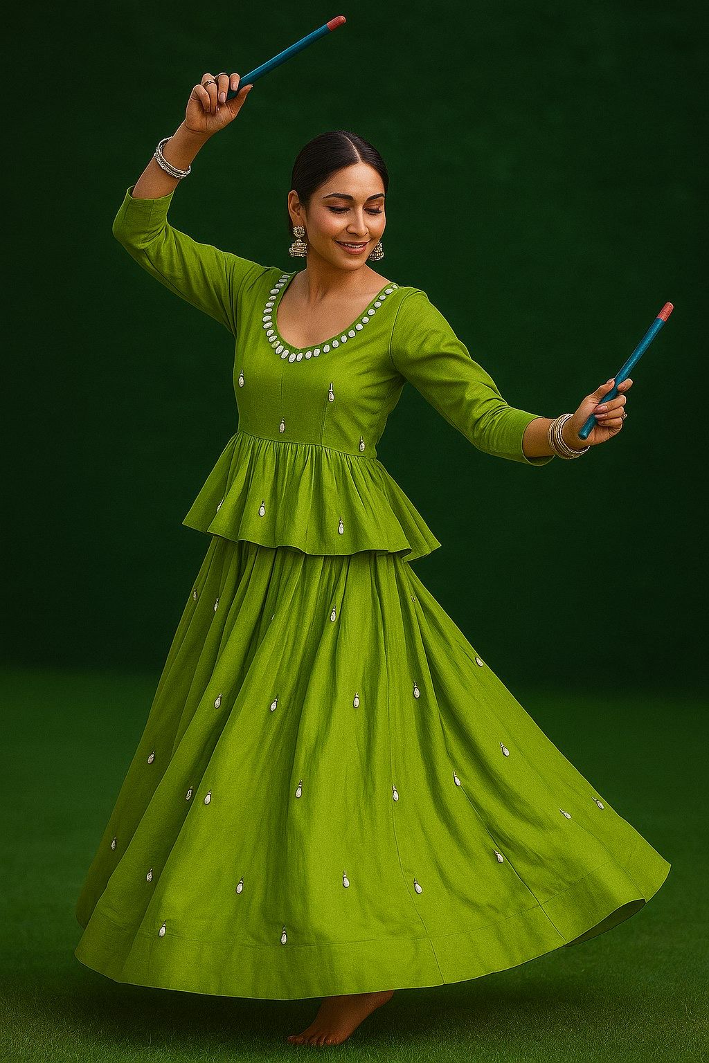 ✨Trending Kediya Lehenga Set – Real Kodi & Mirror Work❤