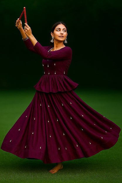 ✨Trending Kediya Lehenga Set – Real Kodi & Mirror Work❤