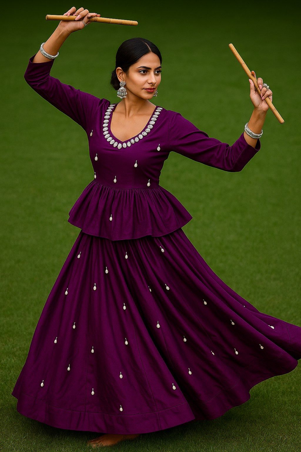 ✨Trending Kediya Lehenga Set – Real Kodi & Mirror Work❤