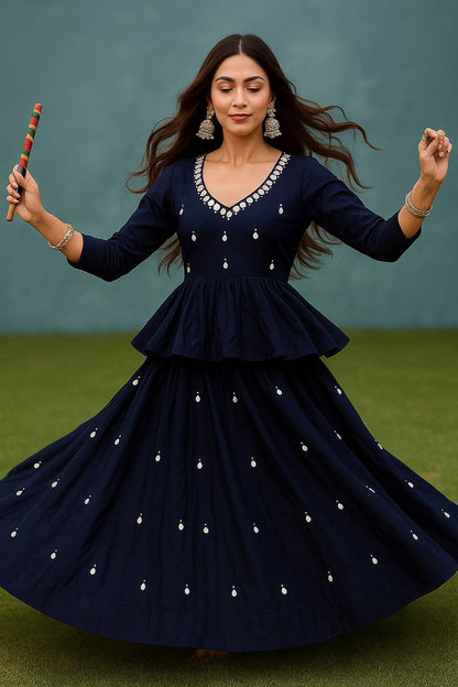 ✨Trending Kediya Lehenga Set – Real Kodi & Mirror Work❤