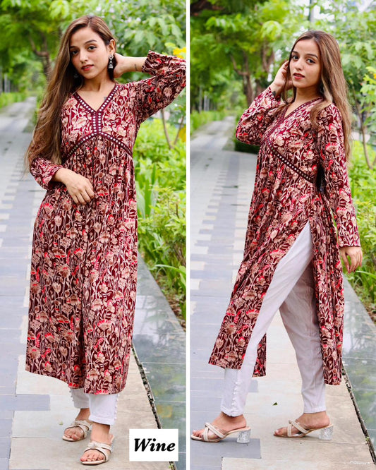 Naira Cut Full Flair Dress