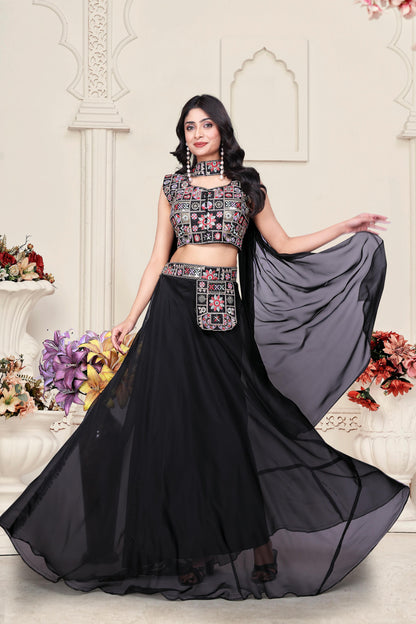 Geogatte Green Palazzo Blouse set