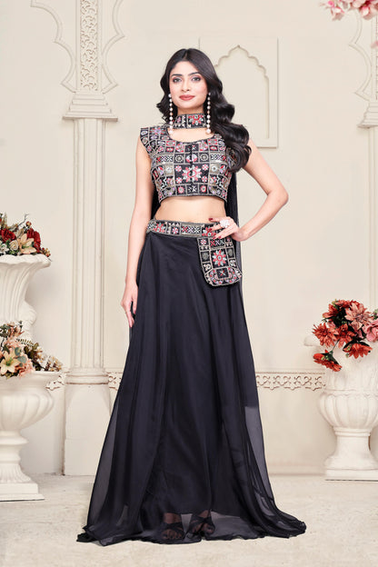 Geogatte Green Palazzo Blouse set