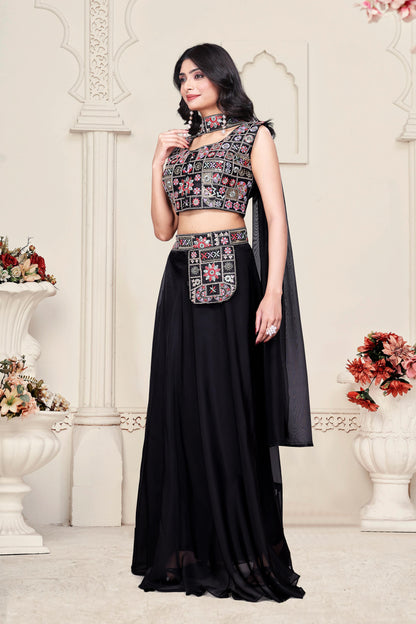 Geogatte Green Palazzo Blouse set