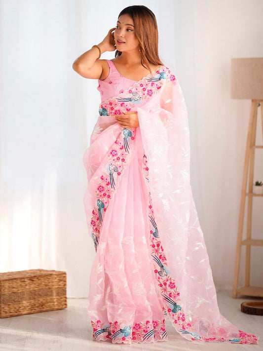 ✨ Premium Soft Organza Silk Saree ✨