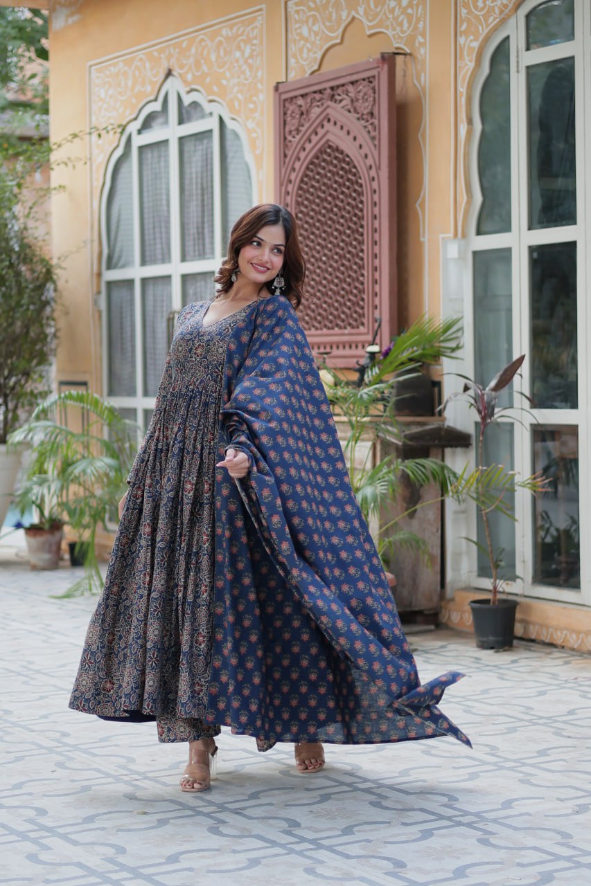 PURE COTTON KURTA BOTTOM WITH DUPATTA